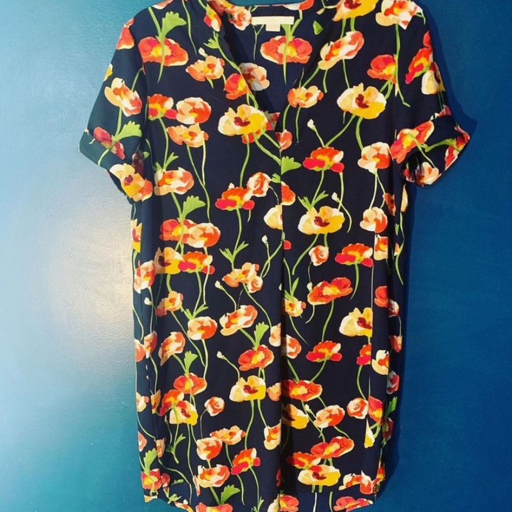 Poppy Shift Minidress